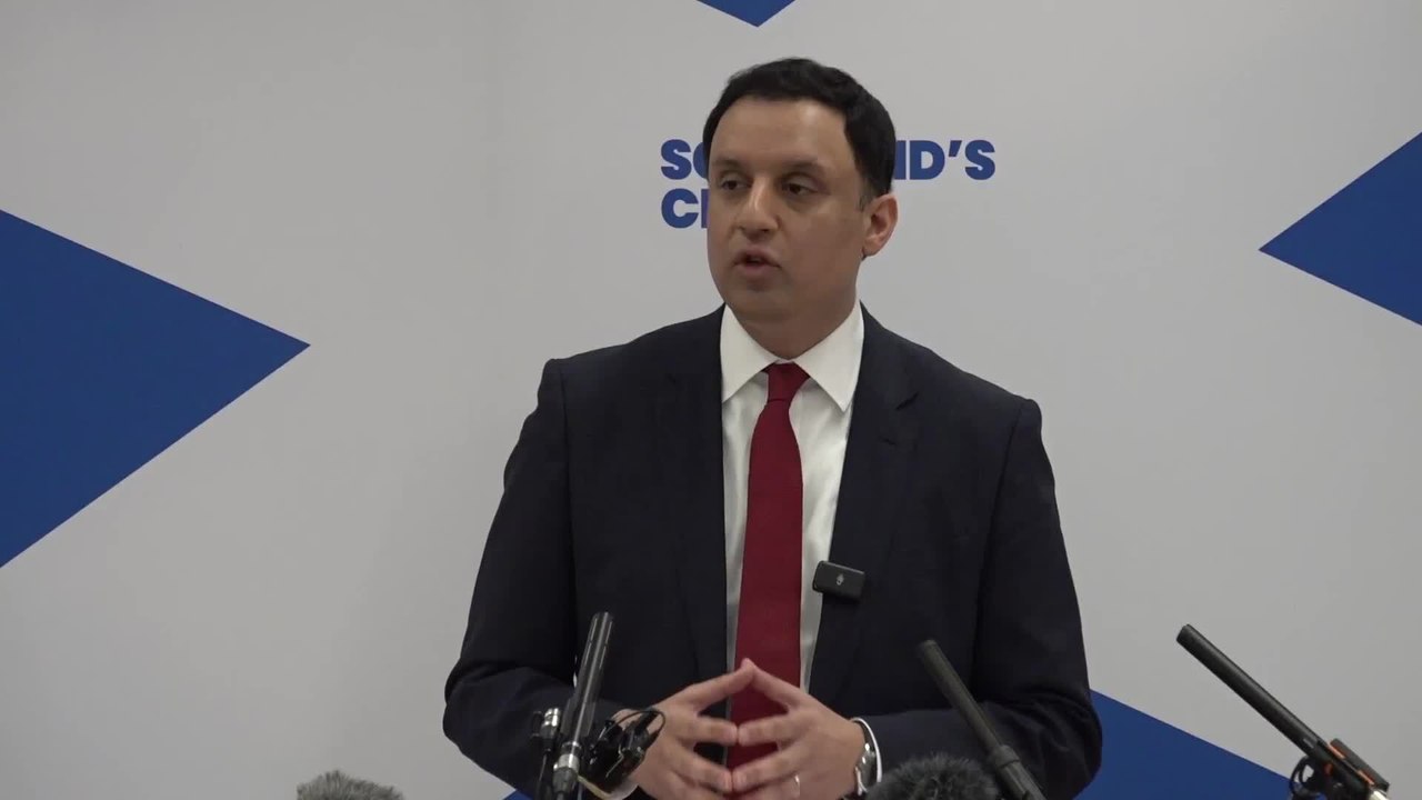 Scottish Labour leader Anas Sarwar marks 100 days until Holyrood election – speech and press conference