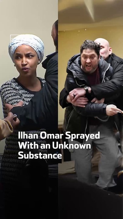 Ilhan Omar Sprayed With an Unknown Substance