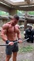 Real Strength Test Bodybuilder vs Gorilla (Steel Rod Challenge)