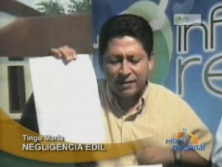 NEGLIGENCIA EDIL  - TINGO MARÍA