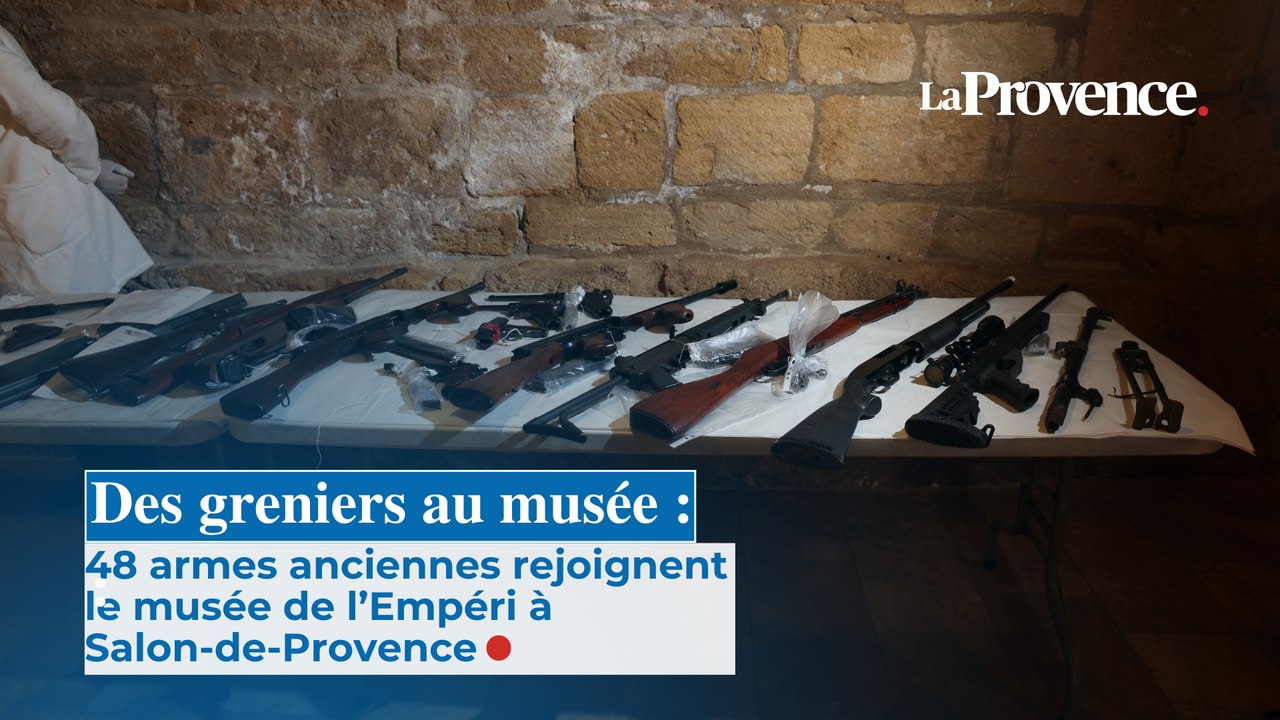 Des greniers au musée : 48 armes anciennes rejoignent le musée de l’Empéri à  Salon-de-Provence
