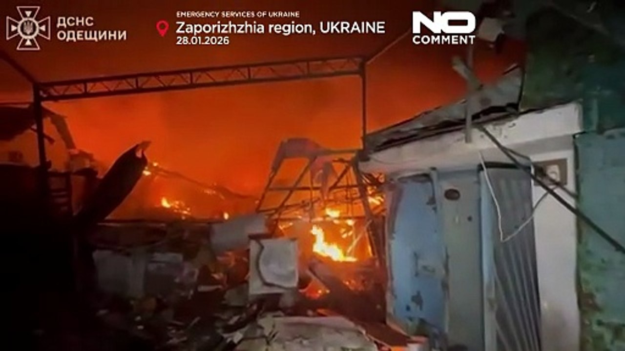 Odesa: Russische Drohnen greifen über Nacht Wohnhäuser an, Kloster beschädigt