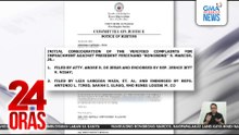 Pag-iisa sa 2 reklamong impeachment, tatalakayin din ng House Comm on Justice | 24 Oras