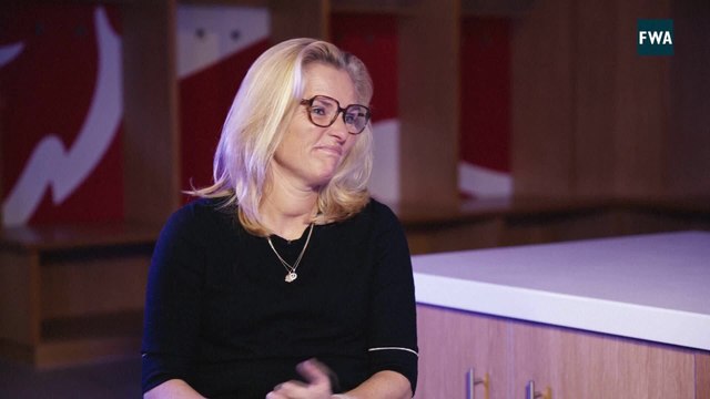 'Proud' England coach Sarina Wiegman receives Football Writers' Association Tribute award