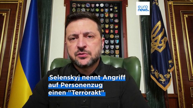 Terror-Akt : Russlands Drohnenattacke trifft Zug in der Ukraine - Mindestens 5 Tote