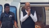 Ajit Pawar Demise | Sharad Pawar, Pratibha Pawar Arrive in Baramati