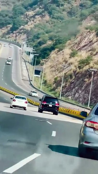 VVIP Presence! 👑 Black Land Cruiser Rules the Highway (POV)
