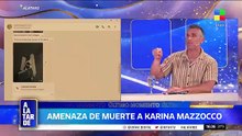 Amenazaron de muerte a Karina Mazzocco y le exigieron que no hable de Axel Caniggia