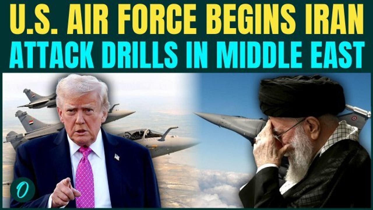 U.S. VS IRAN All Out War Drills Begins: US Air Force Launches MASSIVE Middle East Strike Drills