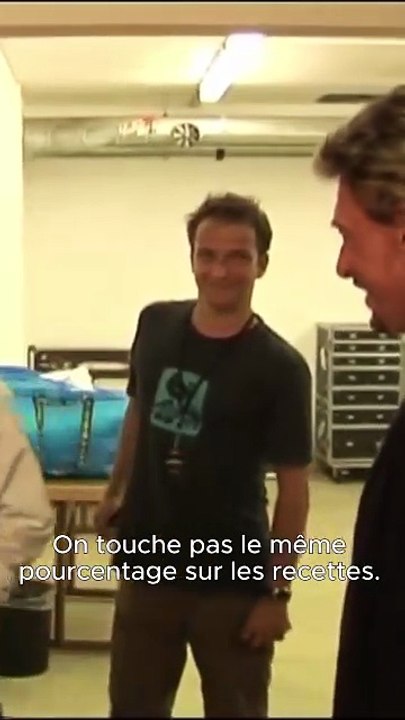 2007 – Johnny Hallyday – Johnny Hallyday et Eddy Mitchell lors du Jambalaya Tour à Genève (avril 2007)