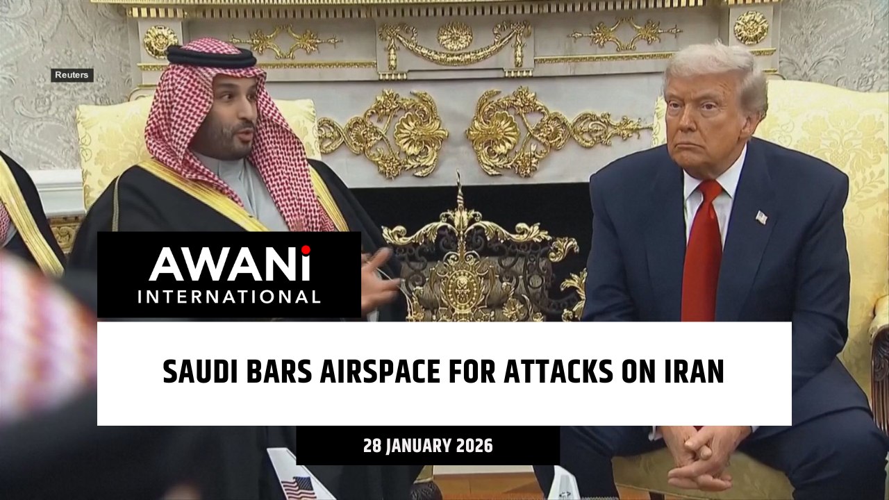 Saudi bars airspace for attacks on Iran