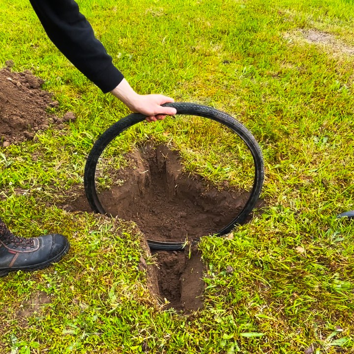Turning Bike Tire Into a Strong Pulling Tool