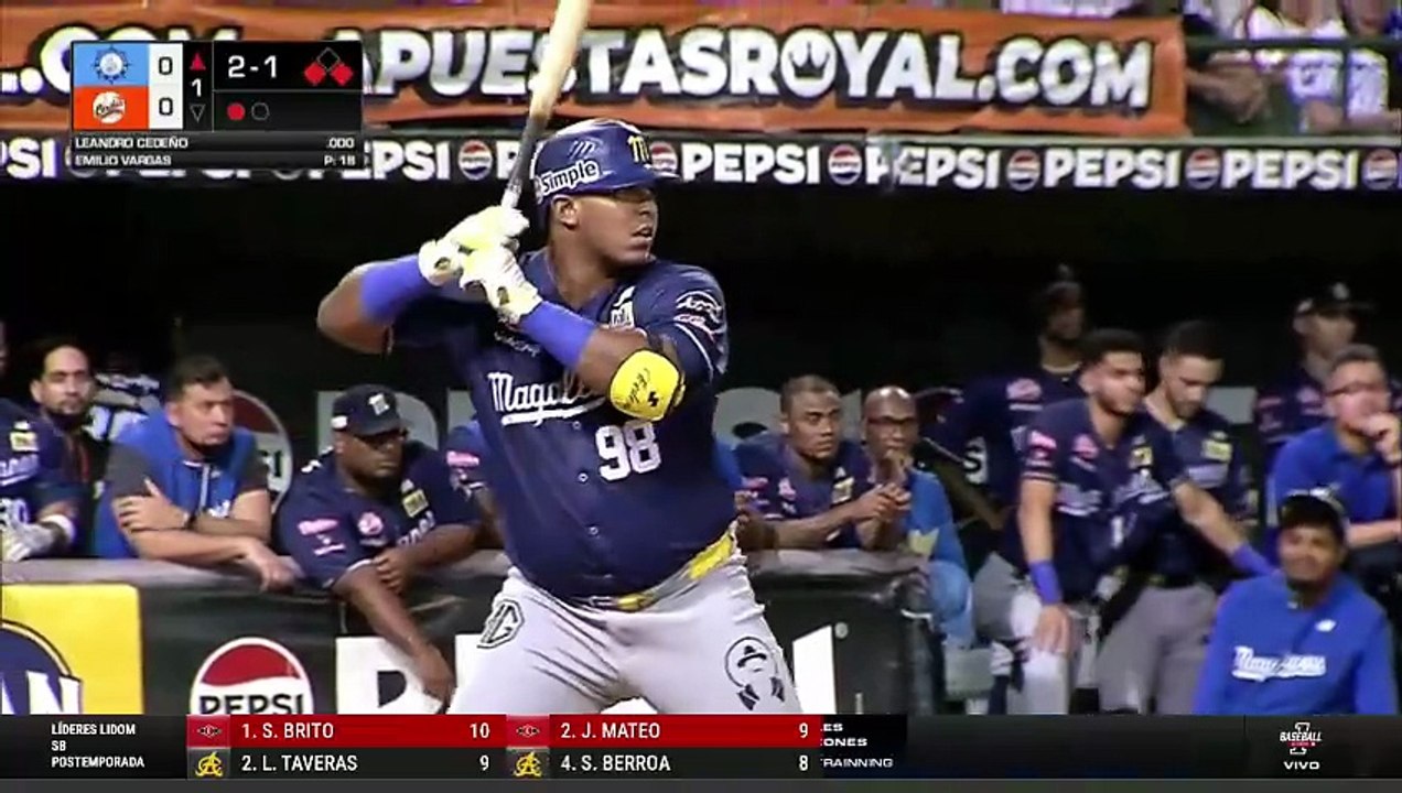 Leandro Cedeño descargó todo su poder