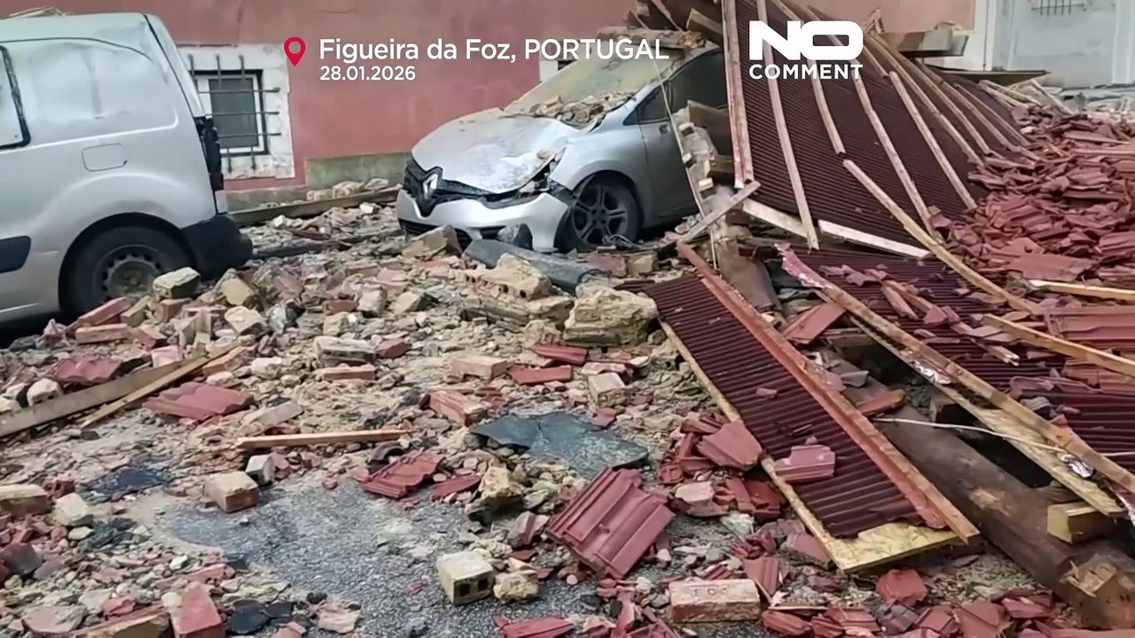 Sztorm Kristin w Portugalii: zginęły dwie osoby, rozległe zniszczenia i przerwy w dostawie prądu