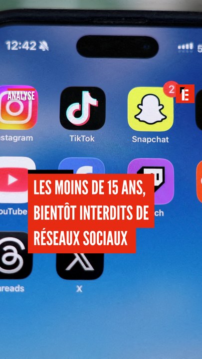 Les moins de 15 ans bientôt interdits de réseaux sociaux
