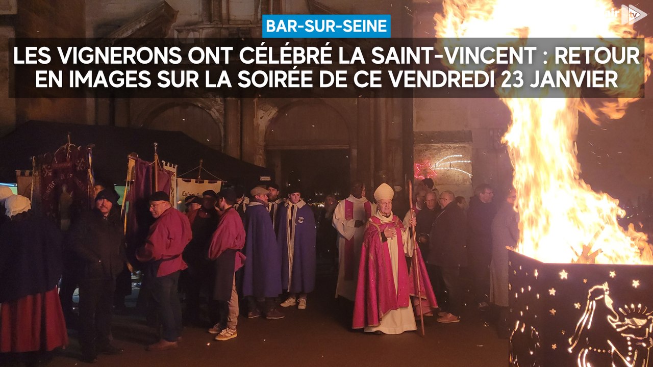 Les vignerons ont célébré la Saint-Vincent à Bar-sur-Seine : retour en images sur la soirée