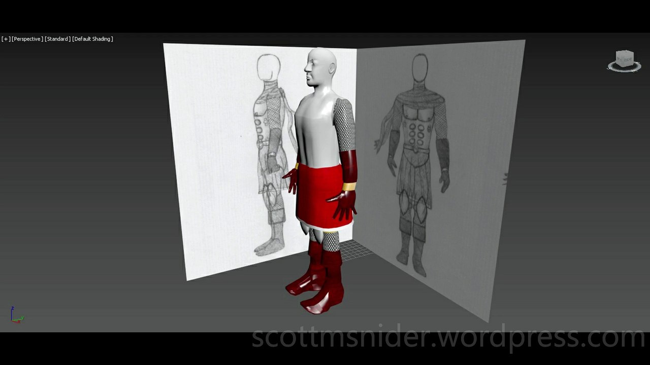 Flame: 3DS MAX Practice Polygon Modeling Model Video #180 (01-28-2026)