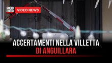 Accertamenti nella villetta di Anguillara