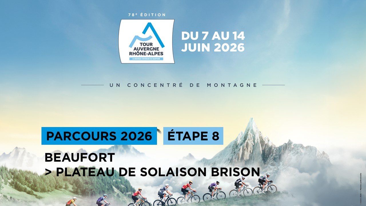 Tour Auvergne-Rhône-Alpes 2026 : Route stage 8 / Parcours de l'étape 8