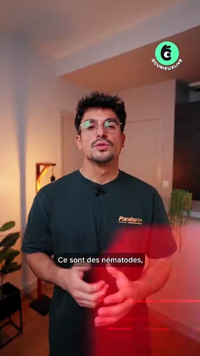 Ce chien a des vers !