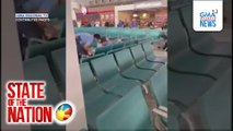 Pasaherong nag-amok sa Iloilo Int'l Airport, sugatan matapos mabaril | SONA