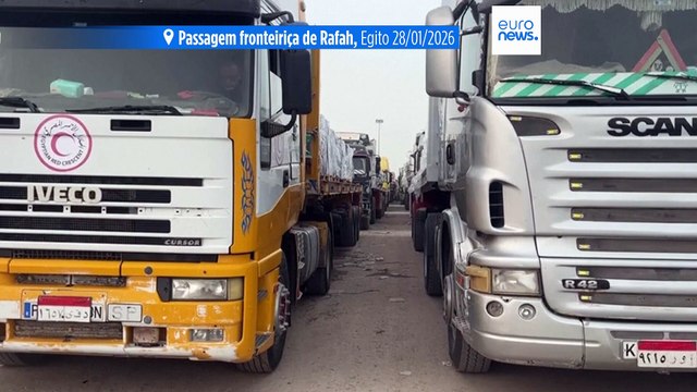 Israel abre passagem de Rafah a vários camiões de ajuda humanitária