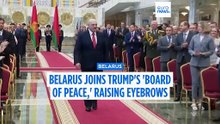 Belarus joins Trump's 'Board of Peace,' raising eyebrows over Lukashenka's role