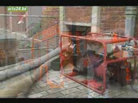 Actu24 Tournai: L'école Marcel Carbonnelle sous eau