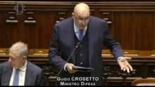 Crosetto: "nessuna ambiguità" su sostegno dell'Italia all'Ucraina