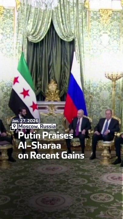 Putin Praises Al-Sharaa On Recent Gains