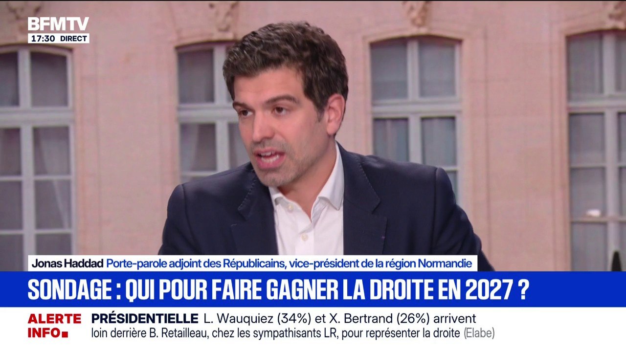 "Il faut qu'on mette le paquet sur les municipales parce que fondamentalement, les Français veulent une politique de droite", selon Jonas Haddad (porte-parole adjoint des Républicains)