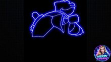 Blastoise neon draw