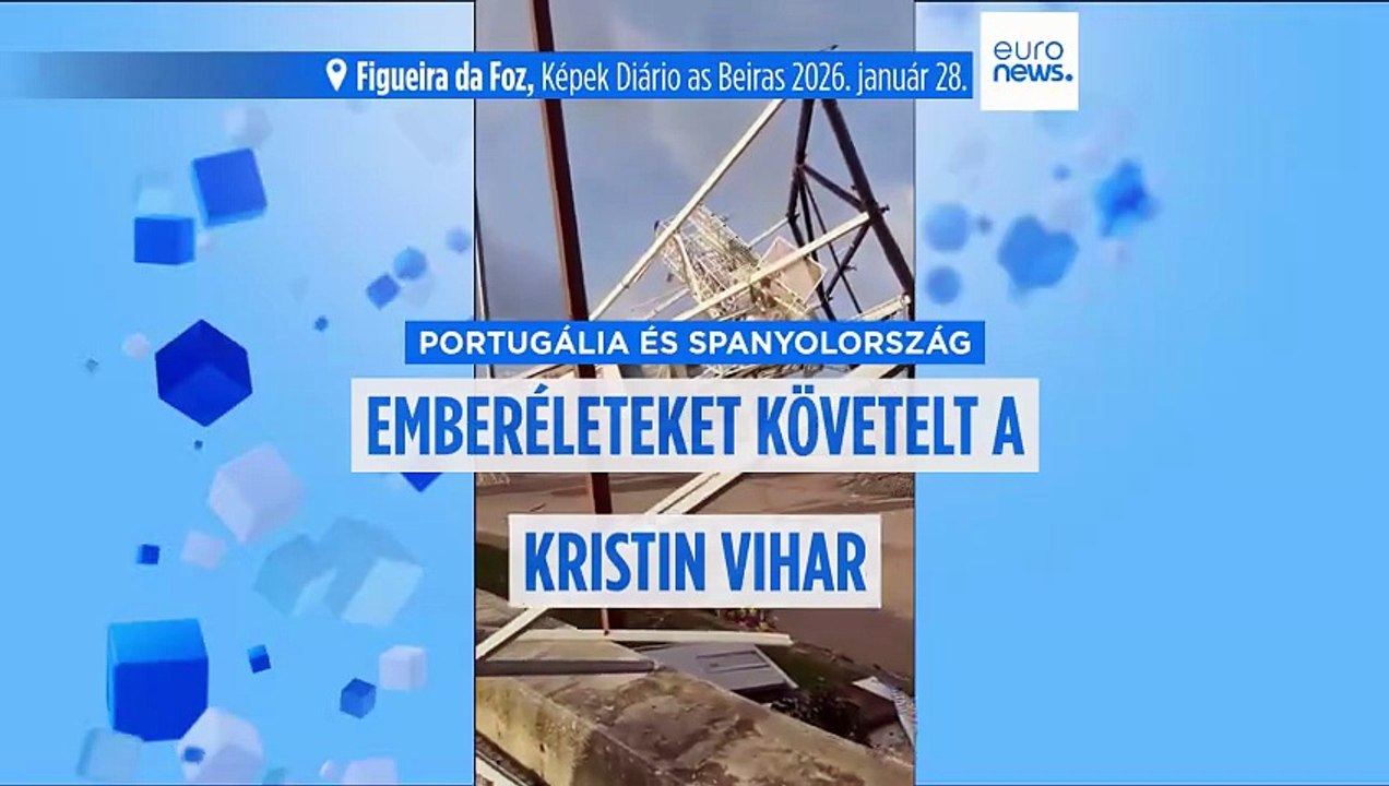 A Kristin nevű ciklon halálos áldozatokat követelt Portugáliában és Spanyolországban