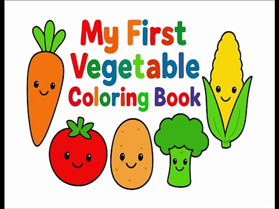 Vegetable Coloring Book for Kids