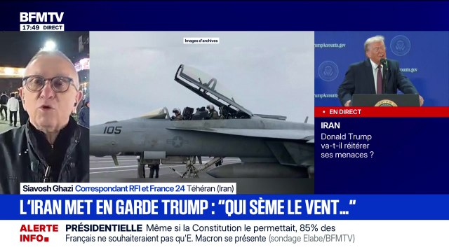 Marschall Truchot : Le temps est compté , Trump menace l'Iran - 28/01