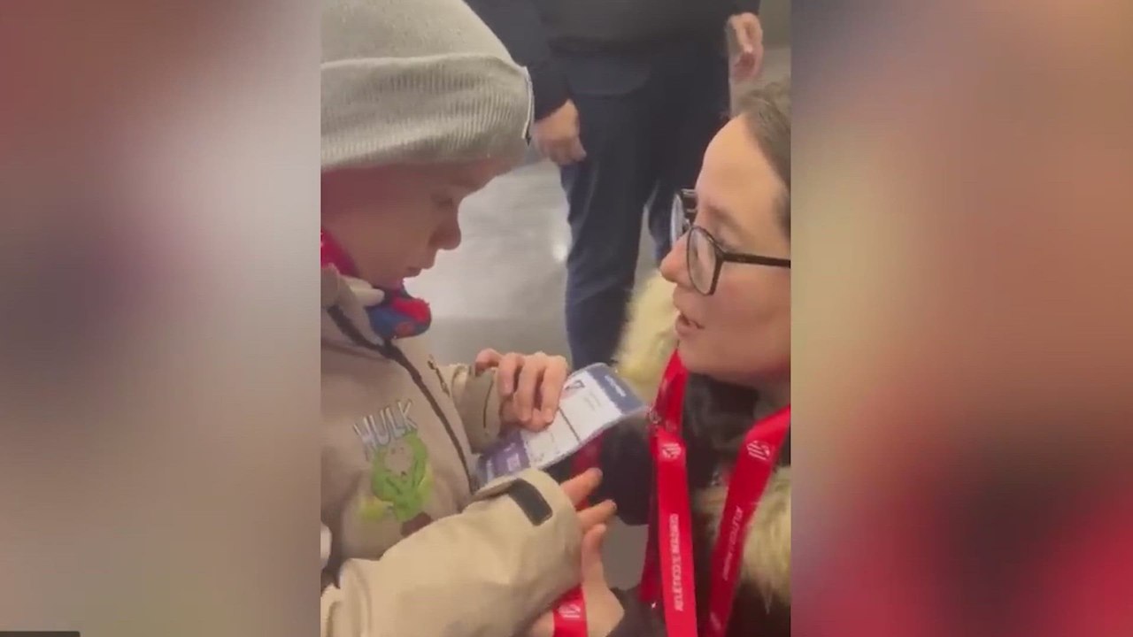 Dario, el niño ciego que conoció a los jugadores del Atleti cuenta su experiencia