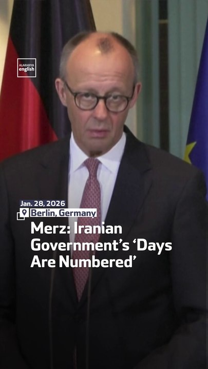Merz: Iranian Government’s ‘Days Are Numbered’