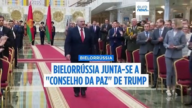 Bielorrússia junta-se ao Conselho da Paz de Trump, o que suscita dúvidas quanto ao papel de Lukashenko