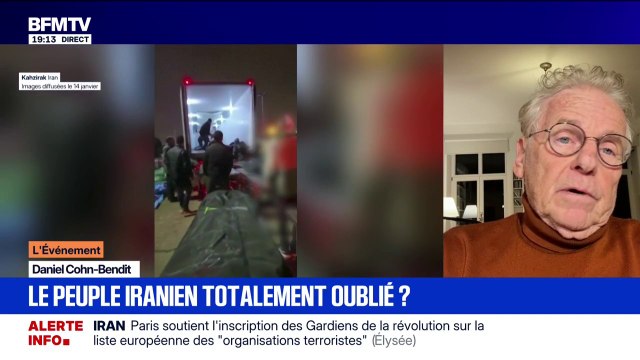Le problème de la population iranienne, ça n’est pas l’armement nucléaire, c’est la répression”, déclare Daniel Cohn-Bendit, ancien député européen