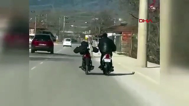 Hem kendi canını hem de trafiktekileri hiçe saydı