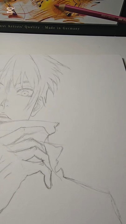 dibujo de satoru gojo