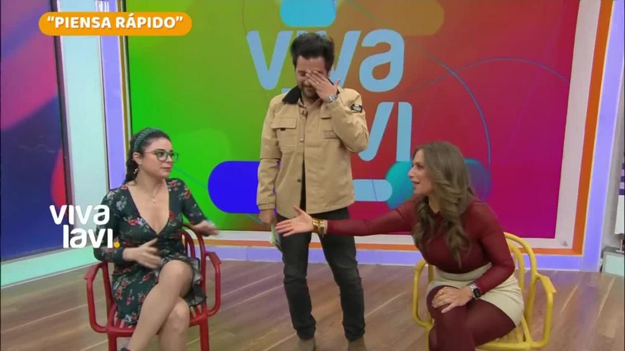 Gaby Quiroga y Violeta Isfel en el 'Piensa Rápido'