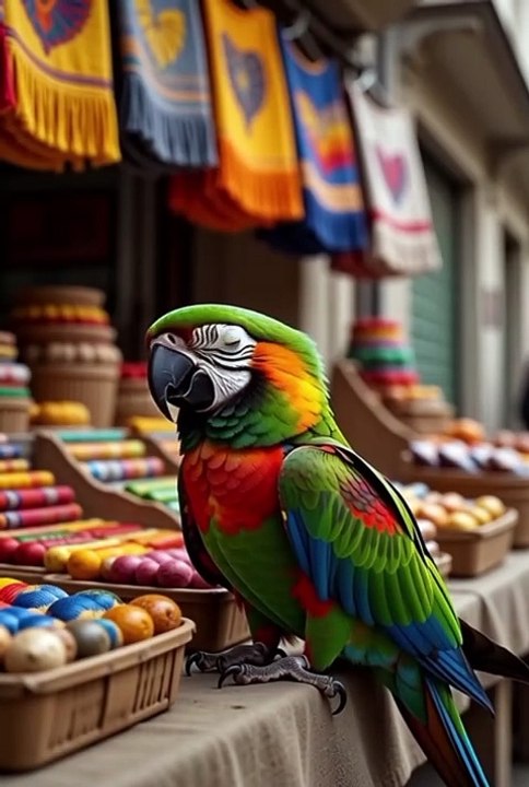 Clever parrot 🦜😎