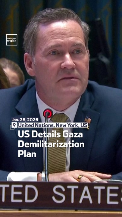 US Details Gaza Demilitarization Plan