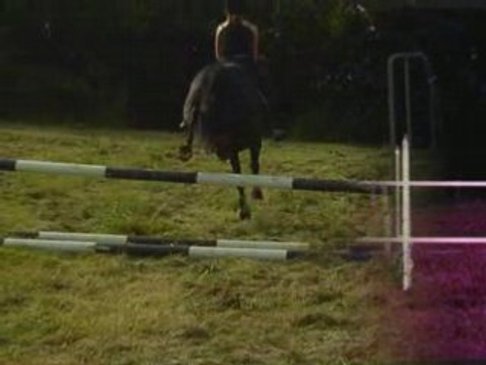 Iris et moi en cross