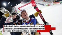 Alban Elezi Cannaferina huitième et dernier Français sélectionné pour les JO 2026 en ski alpin - Ski - JO Ski