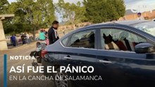 Entre desesperación y pánico revelan video de los minutos posteriores al ataque en Salamanca