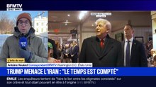 Trump menace l'Iran : "le temps est compté" - 28/01