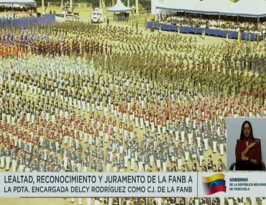 FANB reafirma su reconocimiento a Delcy Rodríguez como Presidenta Encargada de Venezuela