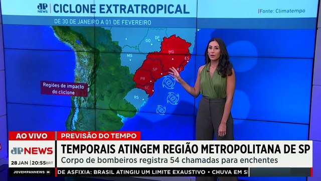 Previsão do tempo: Ciclone extratropical ameaça Sul e Sudeste com tempestades
